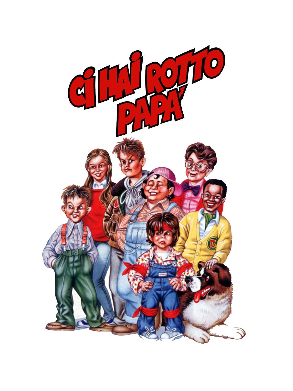 Ci hai rotto papà poster