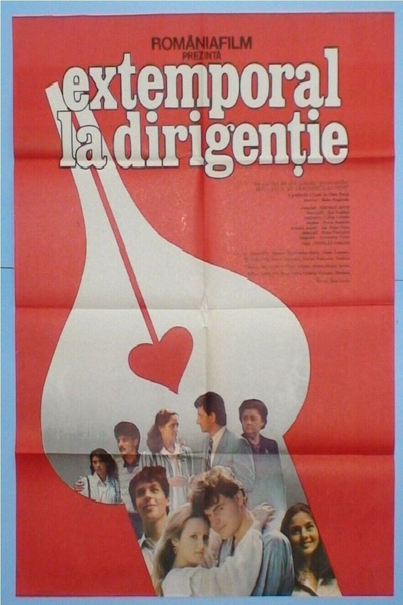 Test at educational class poster